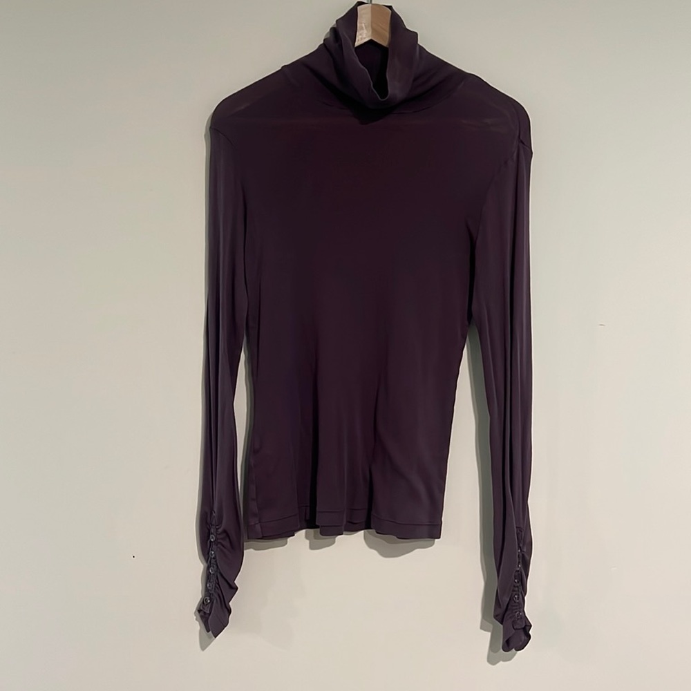 ♻️XCVI purple turtleneck